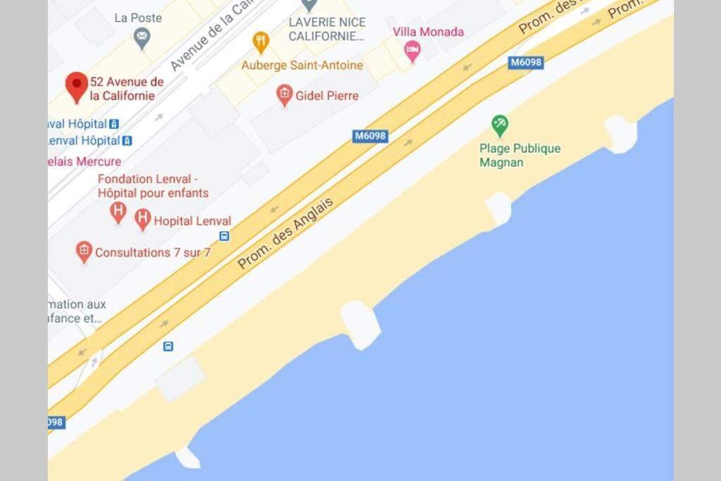 Studio Climatise, 50 M De La Prom, Wifi Nicea Zewnętrze zdjęcie